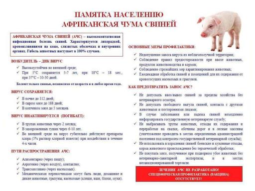 Памятка АЧС