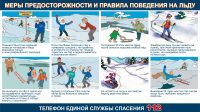 Памятка " Правила поведения на льду водоема"